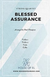 Blessed Assurance String Quartet P.O.D. cover